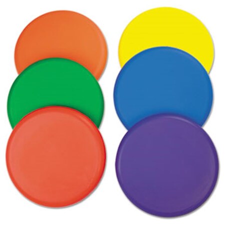 Champion Sports Champion Sport RDSET Rhino Skin Foam Discs; Set of 6 Assorted Color Discs RDSET